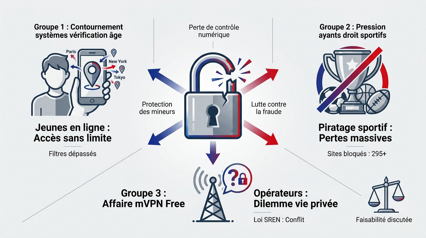 Représentation symbolique du chiffrement numérique et des enjeux de régulation gouvernementale