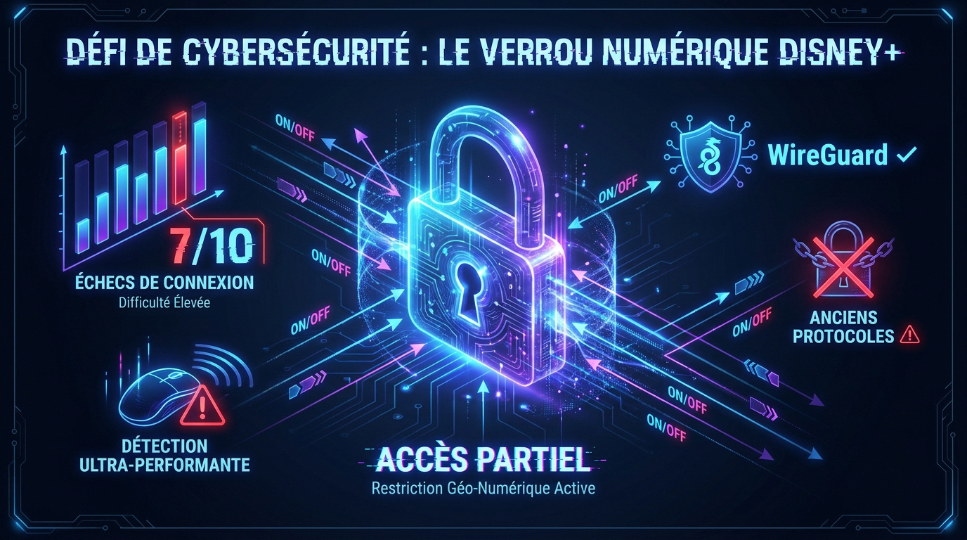 Verrouillage numérique et sécurité des plateformes de streaming Disney