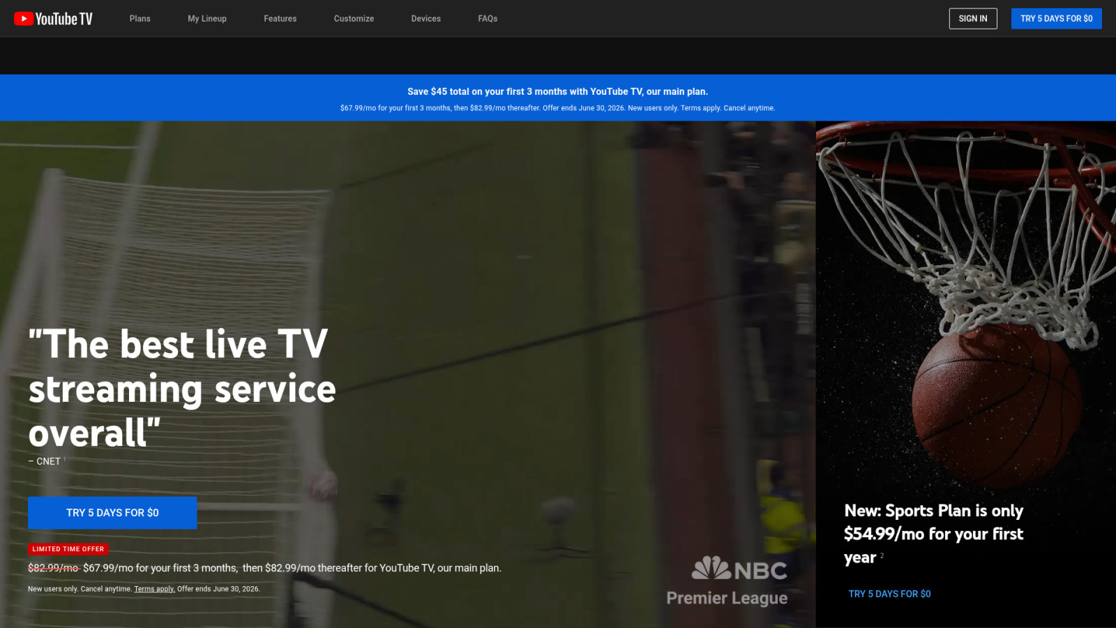 YouTube TV