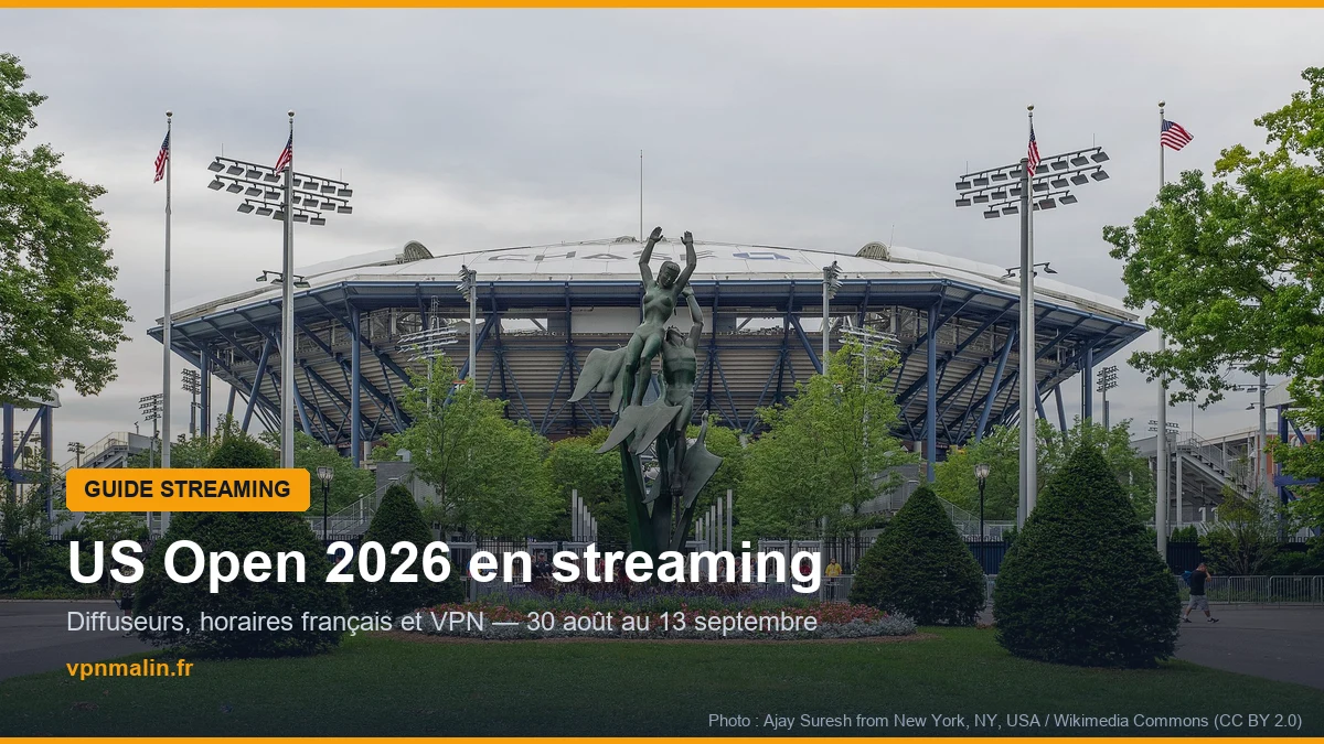 Le stade Arthur Ashe du USTA Billie Jean King National Tennis Center, site de l'US Open, avant le tournoi
